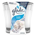 Scrubbing Bubbles Glade Ivory Clean Linen Scent Jar Air Freshener Candle 3.4 oz 76958